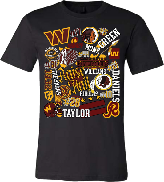 Skins/Commanders T-shirt