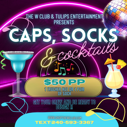 Book your Cap, Sock & Cocktail Party